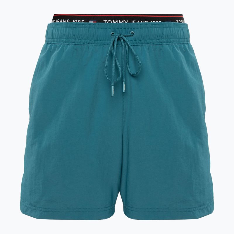 Pánské plavecké šortky Tommy Jeans DW SF Medium Drawstring timeless teal