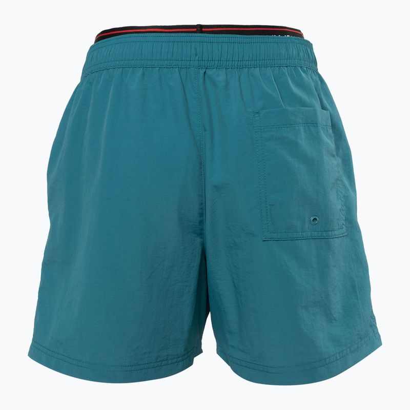 Pánské plavecké šortky Tommy Jeans DW SF Medium Drawstring timeless teal 2