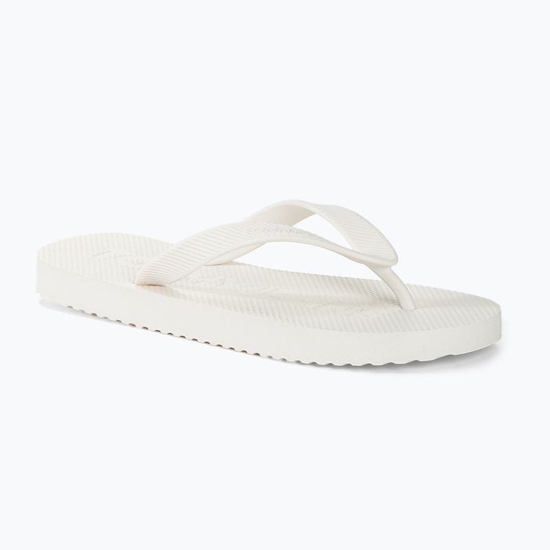 Dámské žabky Tommy Jeans Logo Flip Flop ecru