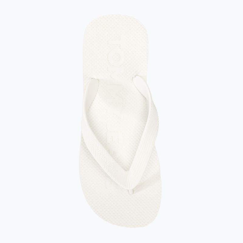 Dámské žabky Tommy Jeans Logo Flip Flop ecru 5