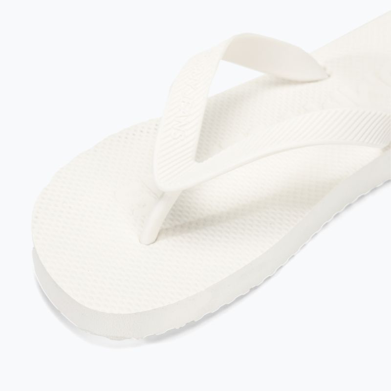 Dámské žabky Tommy Jeans Logo Flip Flop ecru 7