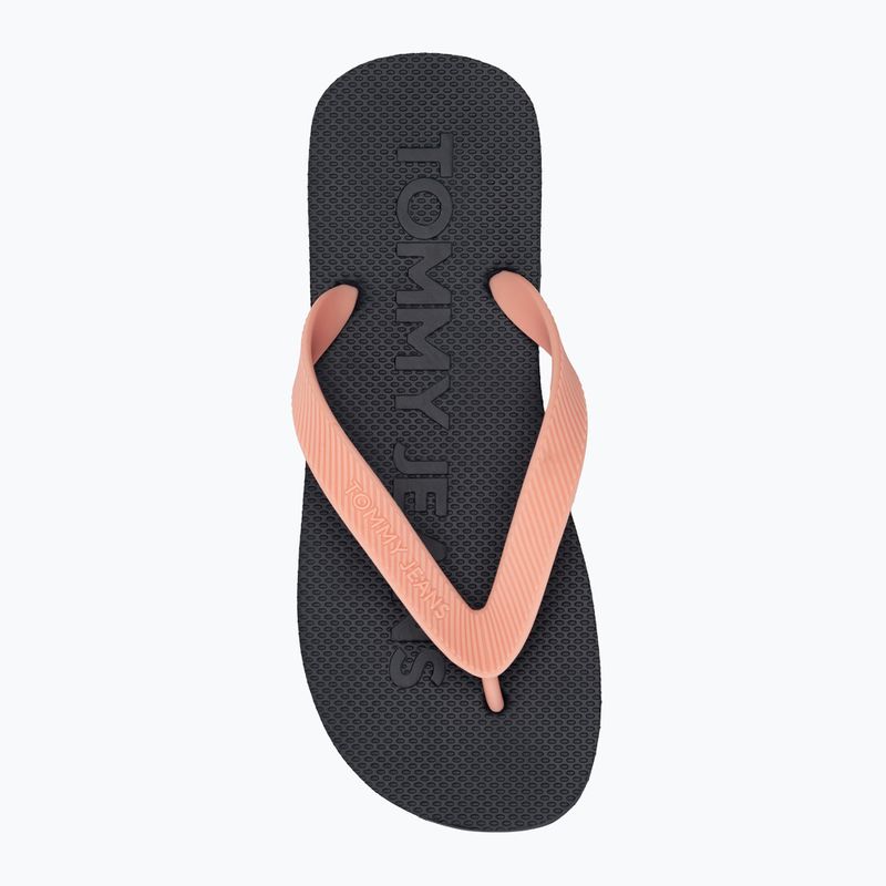 Dámské žabky Tommy Jeans Logo Flip Flop tickled pink 5