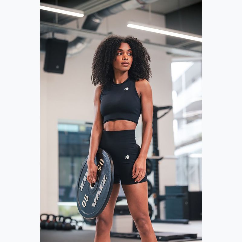 Dámské fitness tílko Gorilla Wear Olivia Crop black 5