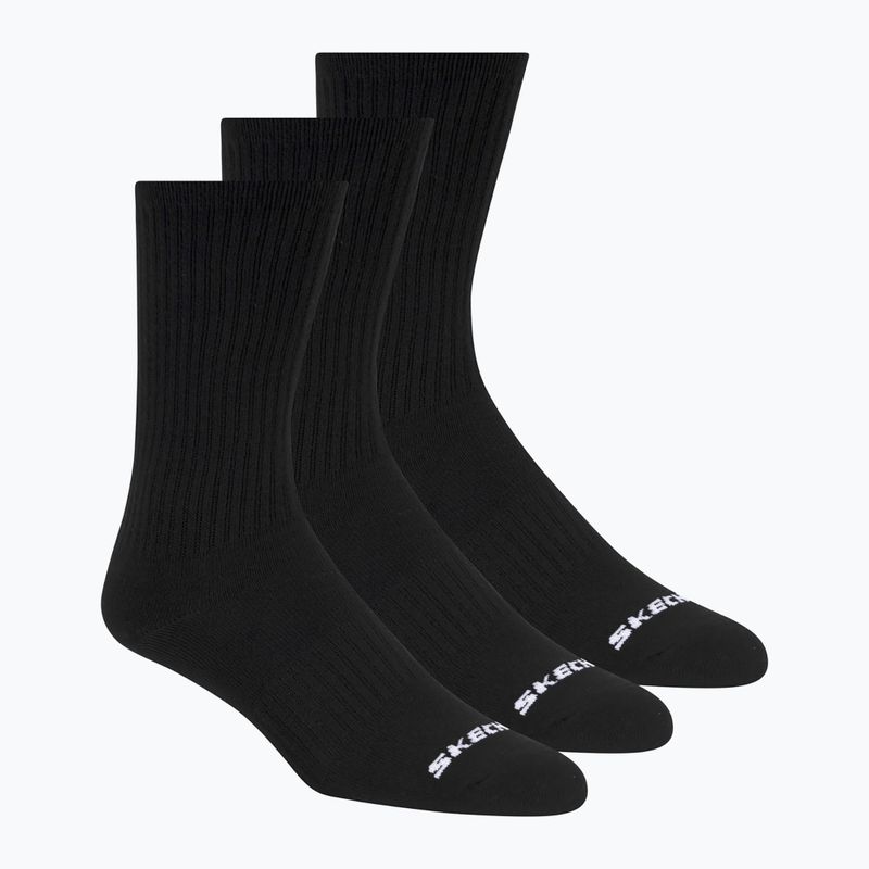 Ponožky SKECHERS Non Tery Crew Arch Support 3 pack black