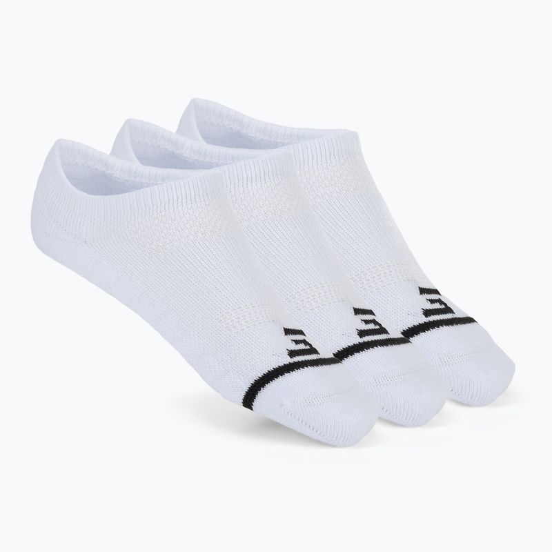 Dámské ponožky SKECHERS 1/2 Terry No Show 3 páry white traditional