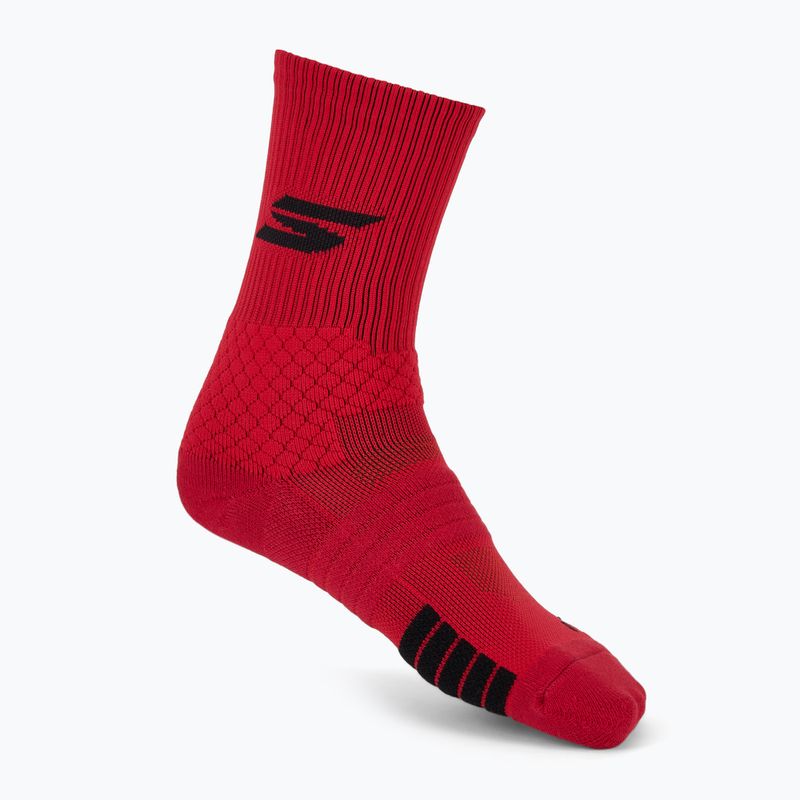 Pánské ponožky SKECHERS Select Terry Crew 2 páry red 3
