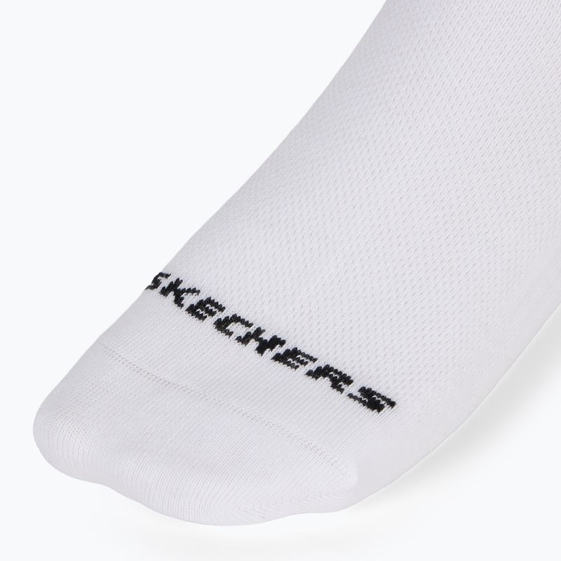 Pánské ponožky SKECHERS Non Terry Low Cut 6 párů white traditional 4