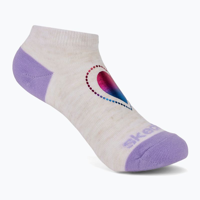 Dětské ponožky SKECHERS Non Terry Low Cut 6 párů purple 2