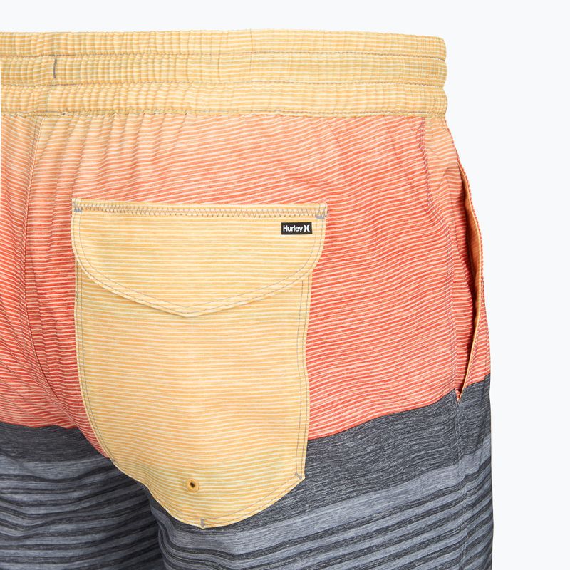 Pánské koupací šortky Hurley Epic Ombre Volley Swim Short Light Grey 4
