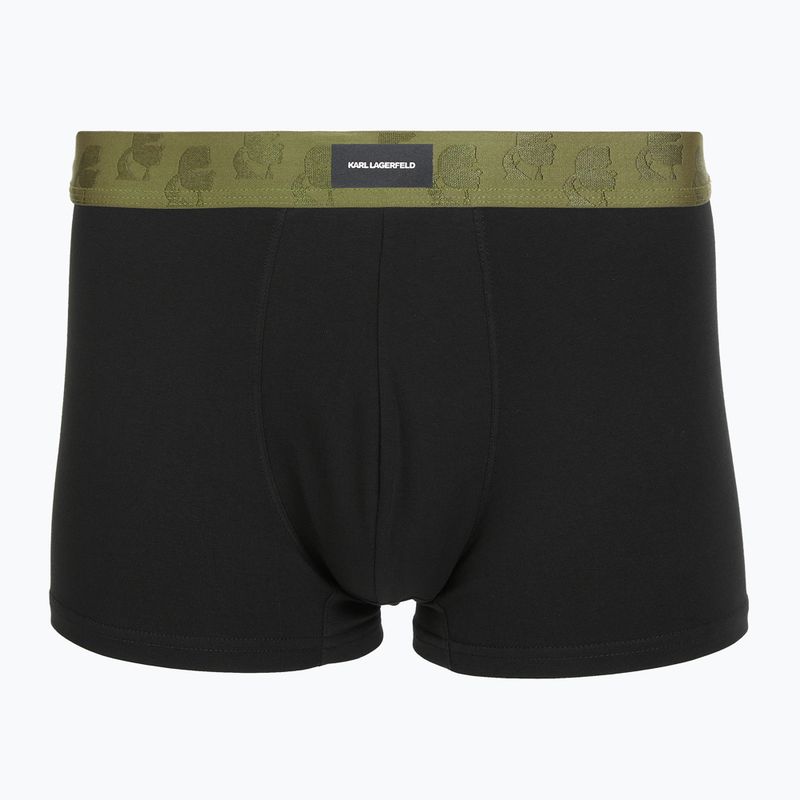 Pánské boxerky KARL LAGERFELD Kameo Logo Trunk 7 párů midnight/clear sky/olive 3