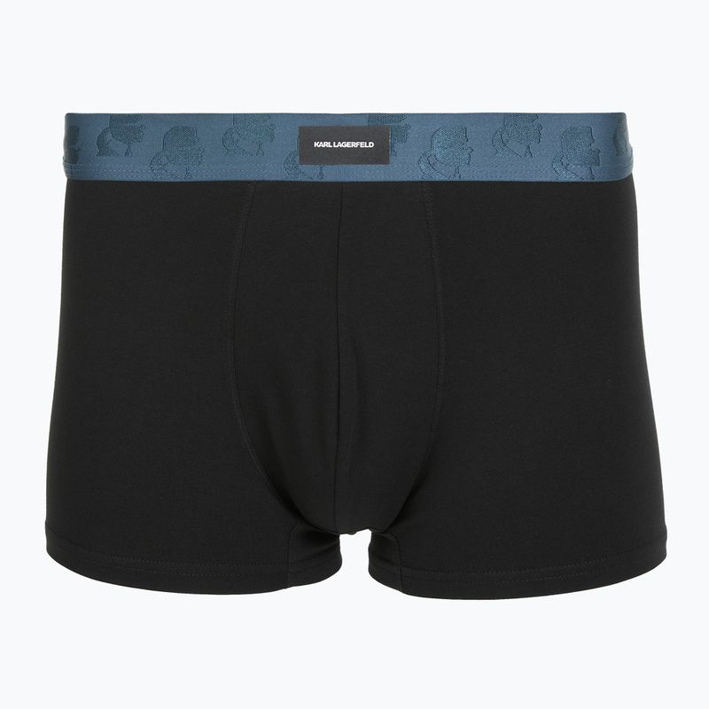 Pánské boxerky KARL LAGERFELD Kameo Logo Trunk 7 párů midnight/clear sky/olive 4