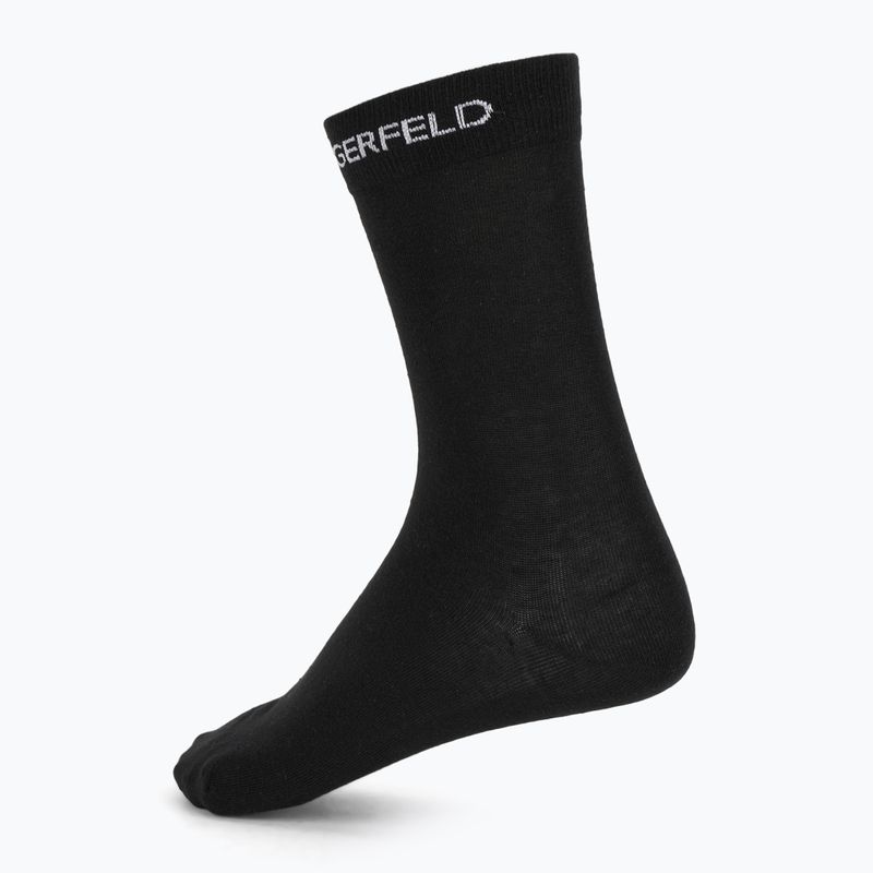 Sada pánských boxerek + ponožek KARL LAGERFELD Ikon Trunk aop karl dot black 6