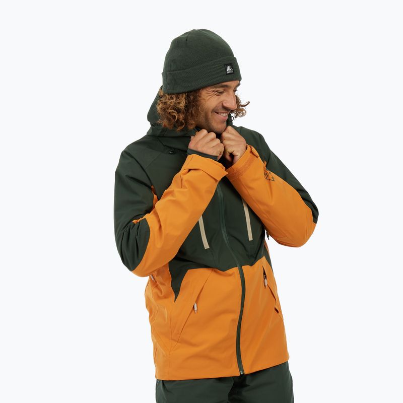 Pánská snowboardová bunda Protest PRTZoot caramel yellow