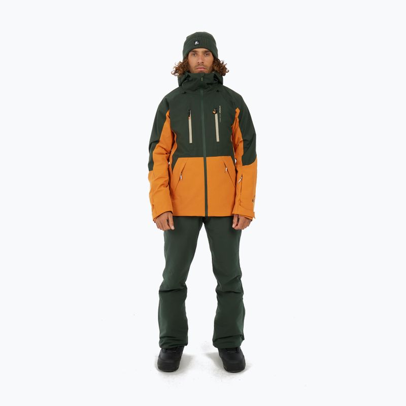 Pánská snowboardová bunda Protest PRTZoot caramel yellow 2