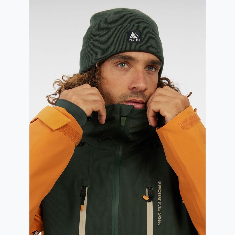 Pánská snowboardová bunda Protest PRTZoot caramel yellow 5