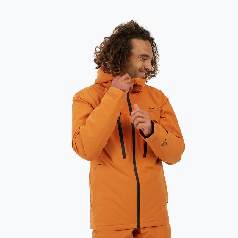 Pánská snowboardová bunda Protest PRTTimothy caramel yellow