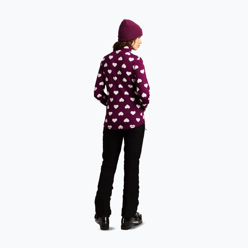 Dámská fleecová mikina Protest PRTSwana 1/4 Zip Active current purple 3