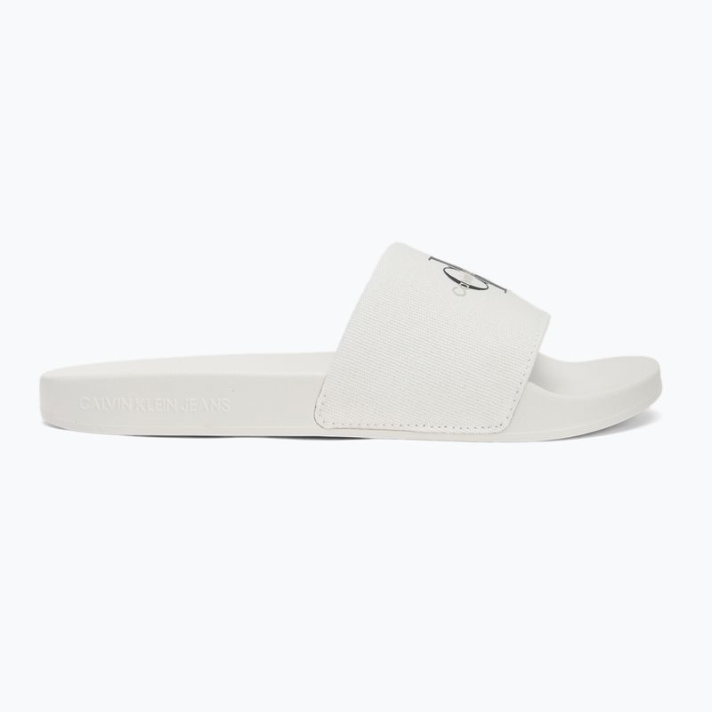 Dámské nazouváky  Calvin Klein YW0YW01835 Slide Monogram Wn bright white/black 2