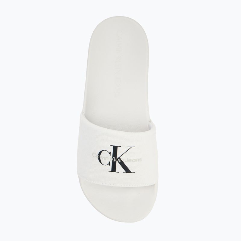 Dámské nazouváky  Calvin Klein YW0YW01835 Slide Monogram Wn bright white/black 5