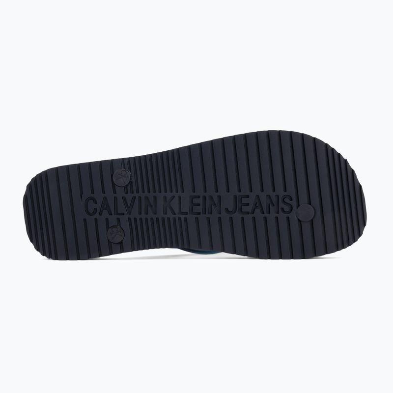 Pánské žabky Calvin Klein YM0YM01267 Beach Sandal Transparent Tpu navy/bright white 4