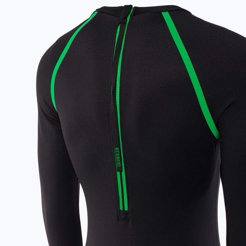 Dámské jednodílné plavky Calvin Klein KW0KW02790 Intense Power Move Rashguard One Piece pvh black 4
