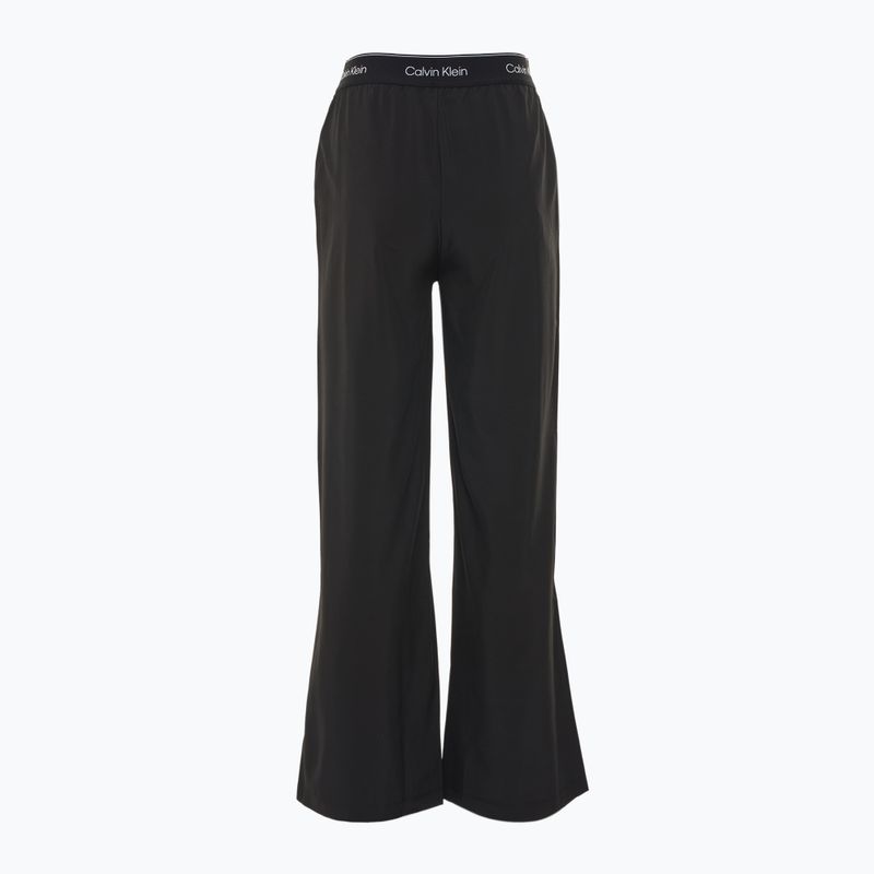 Dámské kalhoty Calvin Klein Wide Leg black 2