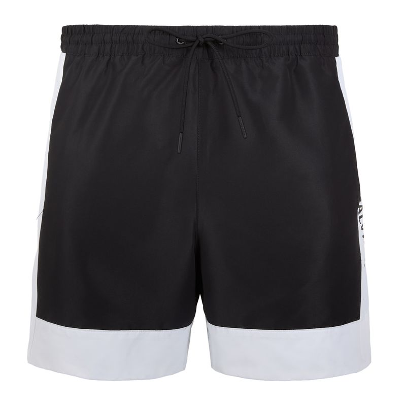 Pánské plavecké šortky Calvin Klein KM0KM01095 Intense Power Medium Drawstring Fashion brilliant white