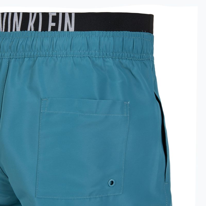 Pánské plavecké šortky Calvin Klein KM0KM01093 Intense Power Medium Double WB storm blue 4