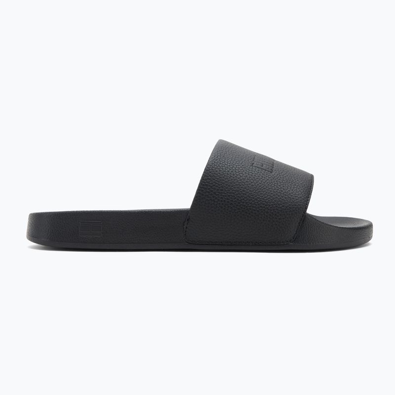 Pánské nazouváky Tommy Hilfiger Print Tumble Pool black 2