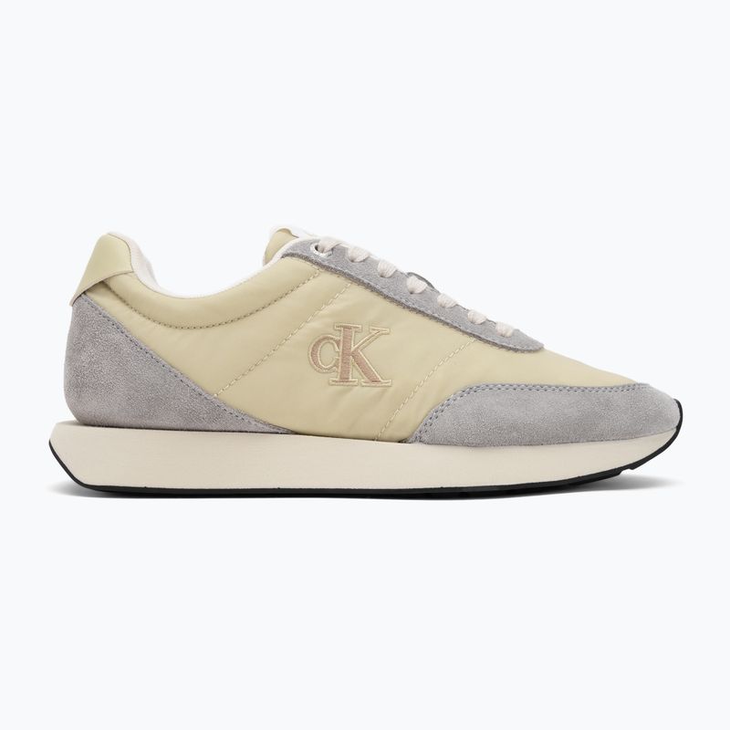 Dámské boty Calvin Klein YW0YW01990 Retro Runner Lace Up Nylon MG green haze/grey/green/cashew 2