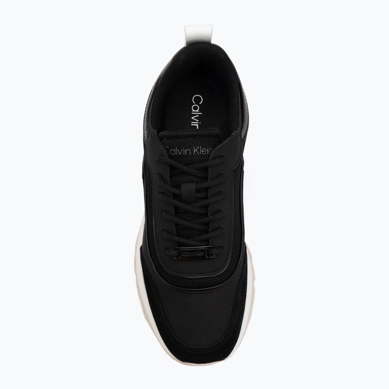 Dámské boty Calvin Klein HW0HW02487 Runner Lace Up Mesh MIX black/bright white 5