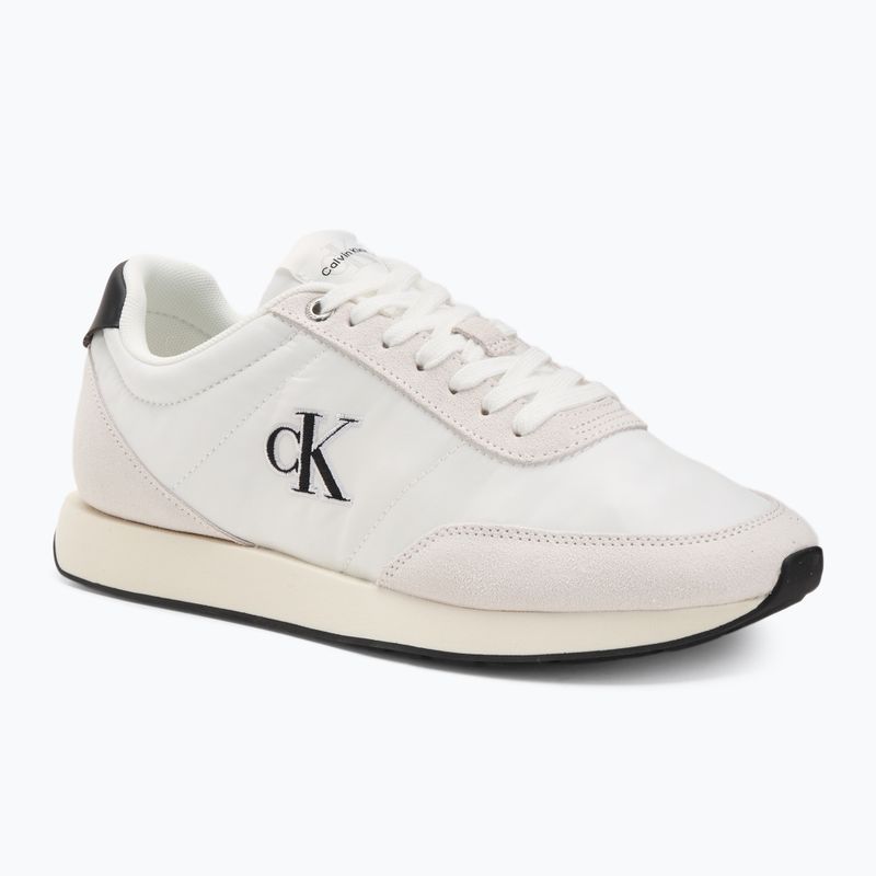 Pánské tenisky Calvin Klein YM0YM01361 Retro Runner Essential MIX MAT bright white/black