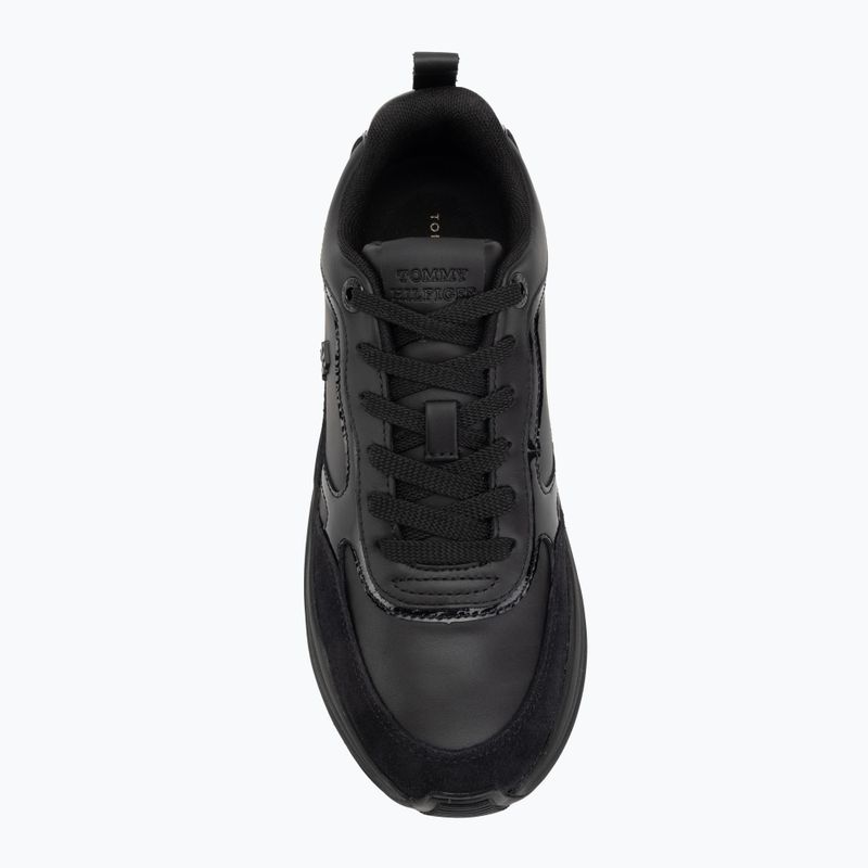 Dámské boty Tommy Hilfiger Chunky Runner Patent black 5