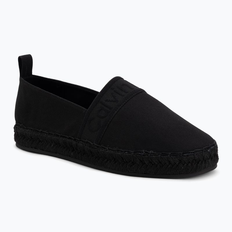 Dámské espadrilky Calvin Klein HW0HW02934 Oblique Webbing Triple Black
