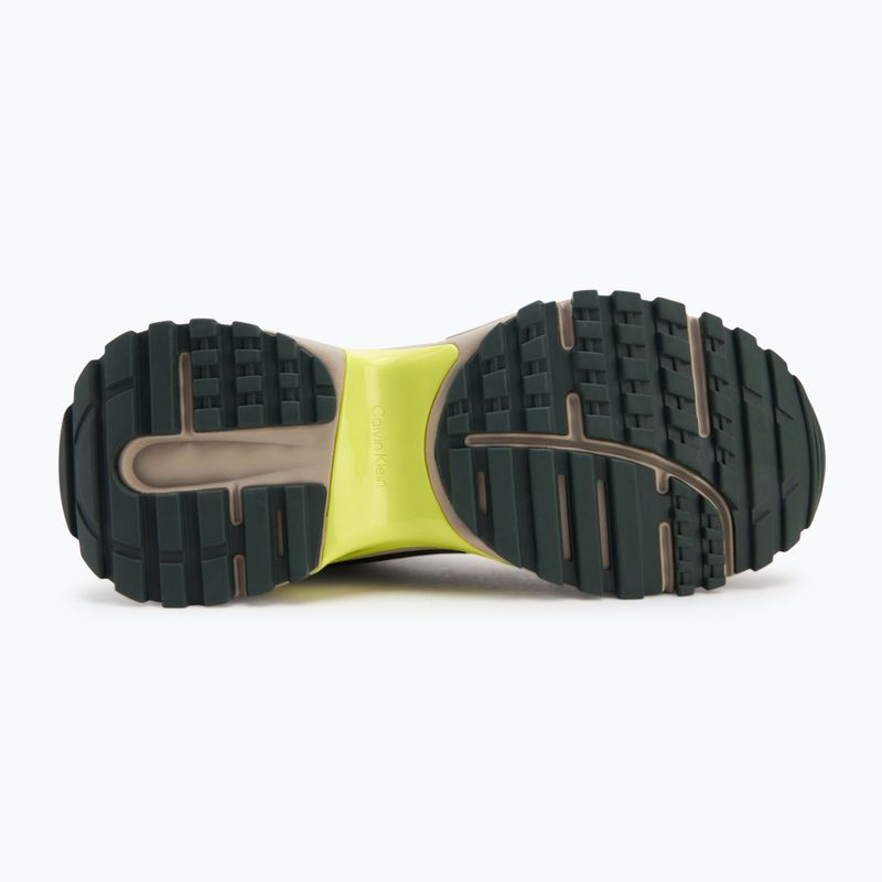 Pánské boty Calvin Klein YM0YM01418 Hike Runner Mid Laceup Tech Mix desert taupe/smog/sorrel/thyme 4