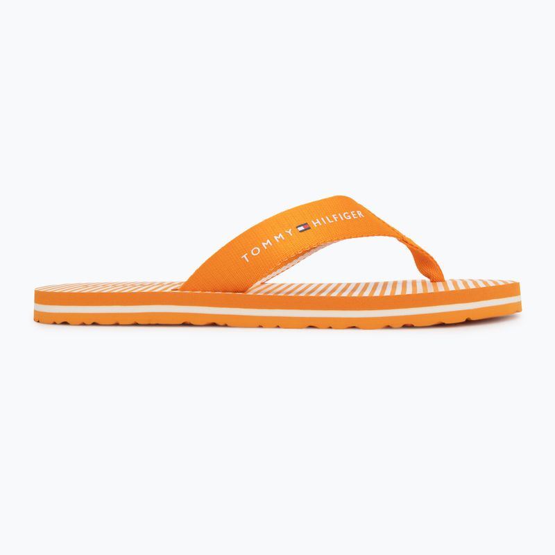 Dámské žabky Tommy Hilfiger Ithaca Stripe Summer orange hype 2
