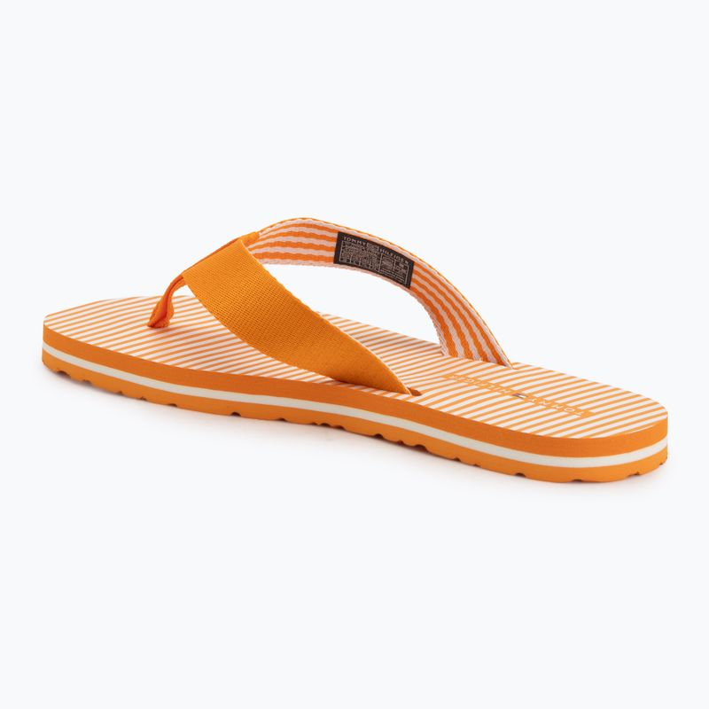Dámské žabky Tommy Hilfiger Ithaca Stripe Summer orange hype 3
