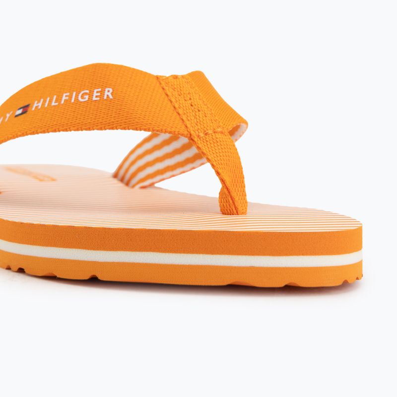 Dámské žabky Tommy Hilfiger Ithaca Stripe Summer orange hype 7