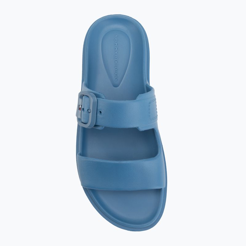 Dámské pantofle Tommy Hilfiger Light Double Strap cobalt steel 5