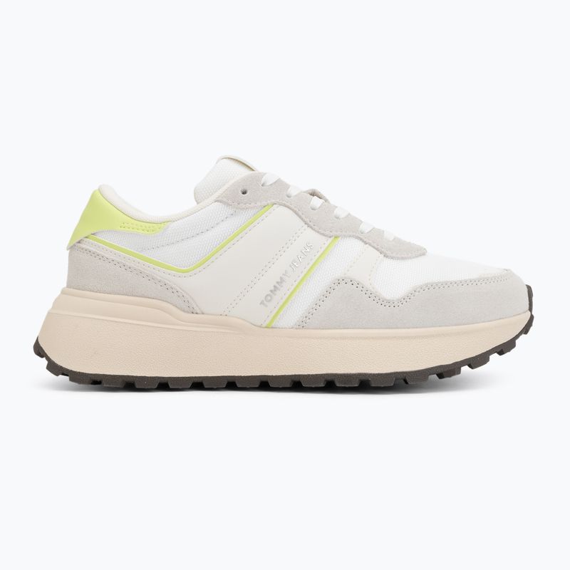 Dámské boty Tommy Jeans Sporty Runner lime essence/ivory 2