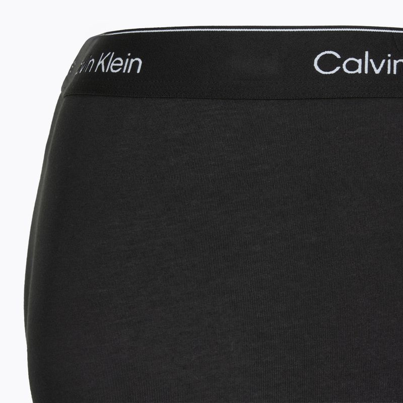 Boxerky Calvin Klein LV00NB4394 Brief 3 pairs black w/heavenly iris logo/black w 4