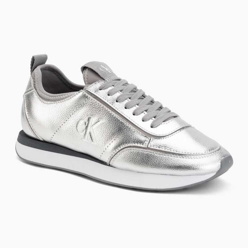 Dámské boty Calvin Klein HW0HW03287 Retro Runner Metallic silver