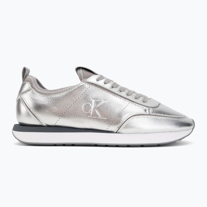 Dámské boty Calvin Klein HW0HW03287 Retro Runner Metallic silver 2