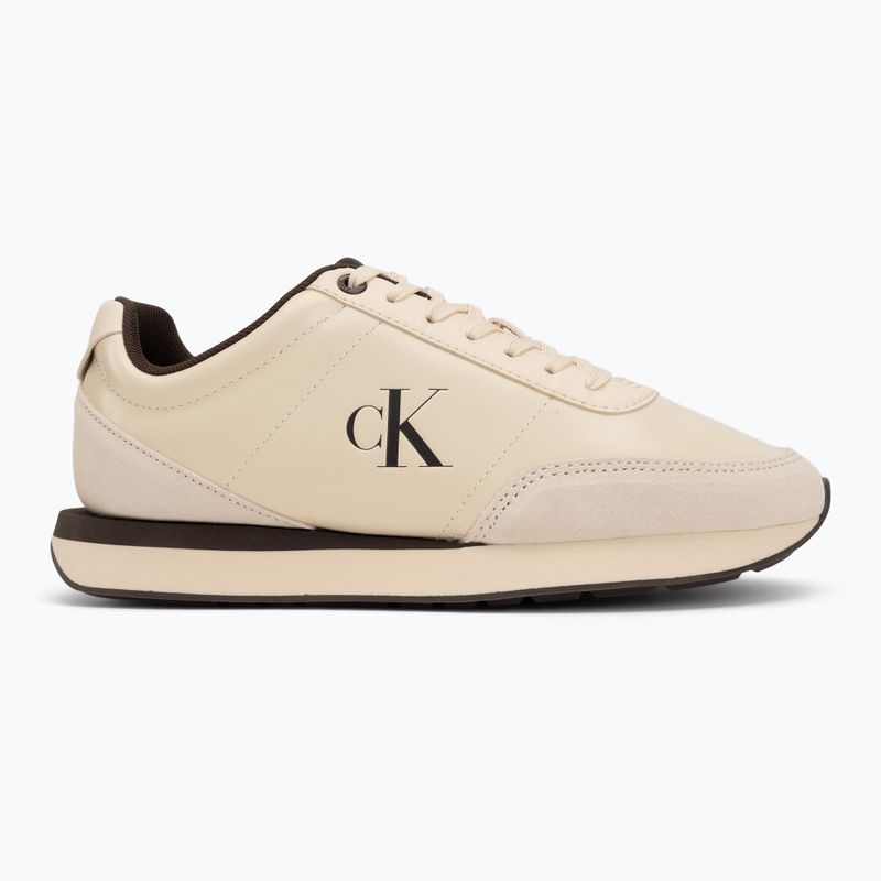 Dámské boty Calvin Klein HW0HW03248 Retro Runner Essential Leather light cashew/rocky brown 2