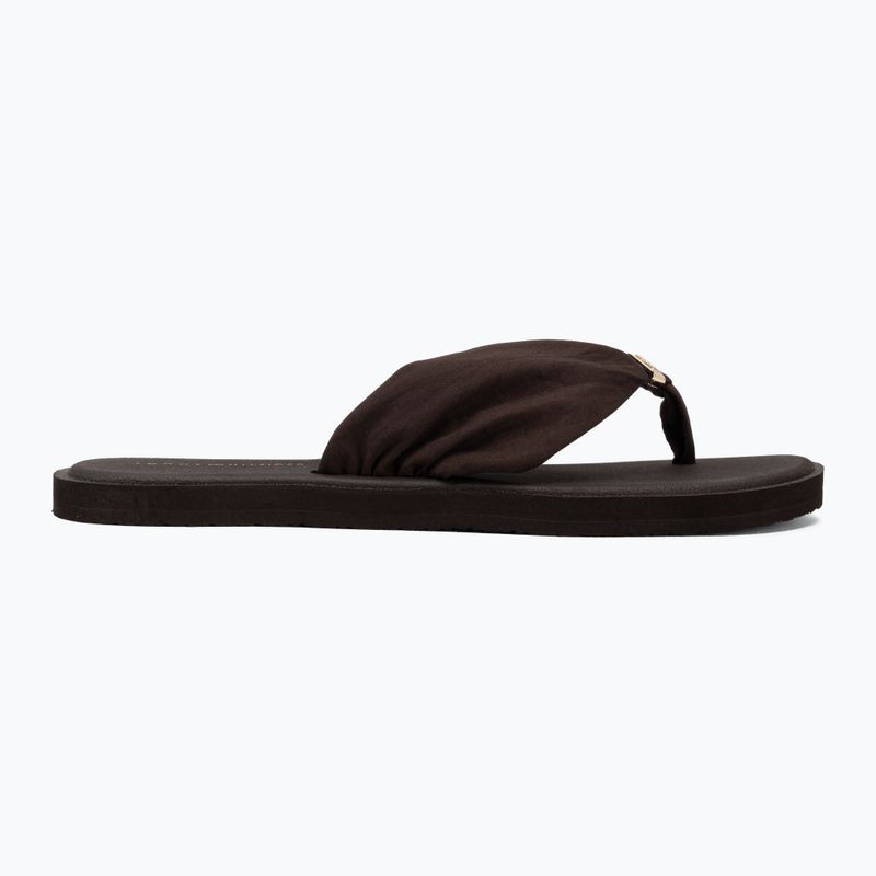 Dámské žabky Tommy Hilfiger Scandi Soft Summer fondant brown 2