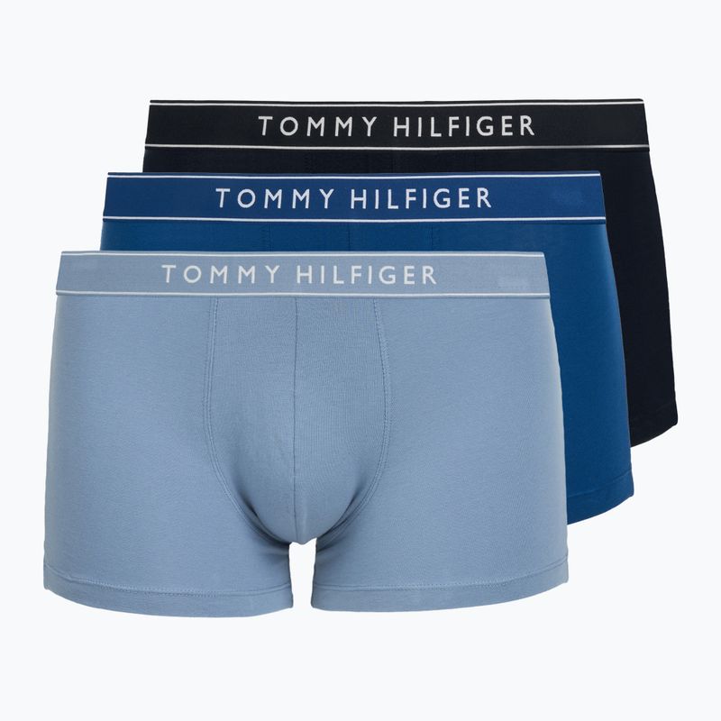 Pánské boxerky Tommy Hilfiger Trunk Dtm navy blue/opul blue/brisk blue