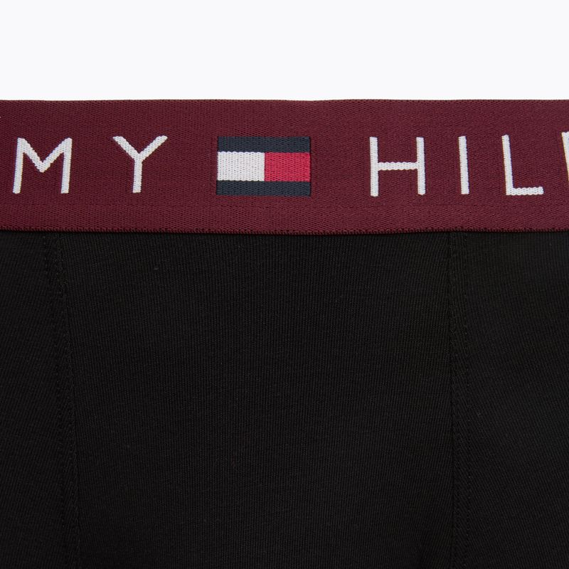 Pánské boxerky Tommy Hilfiger Trunk WB 3 pack medium red/rasp juice/burgundy 6