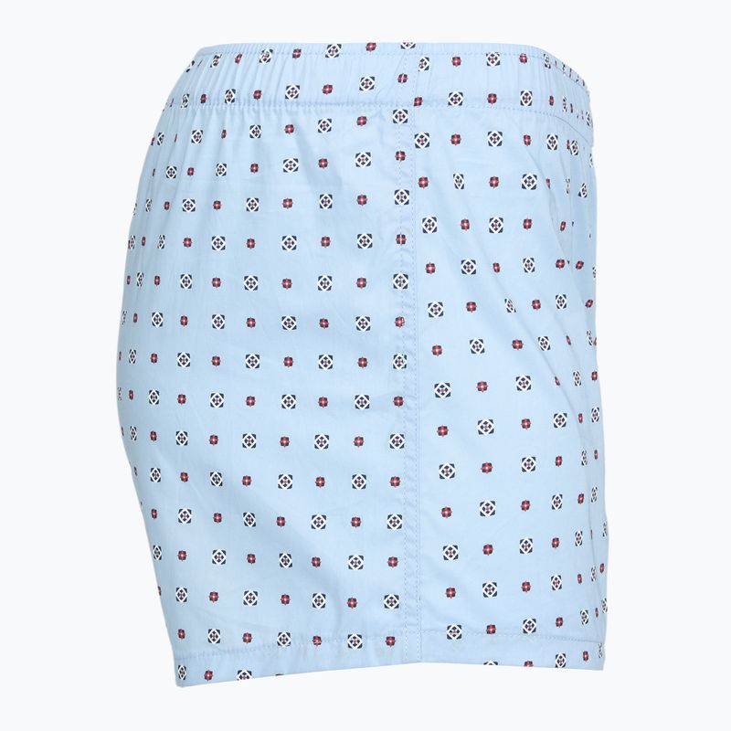 Pánské boxerky Tommy Hilfiger Woven Boxer Print 3 pack rwb foulard/med red/rwb w chck 6