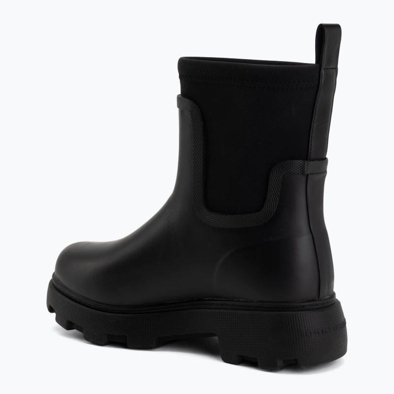 Dámské holínky Tommy Hilfiger Stamp Warm Ankle black 3