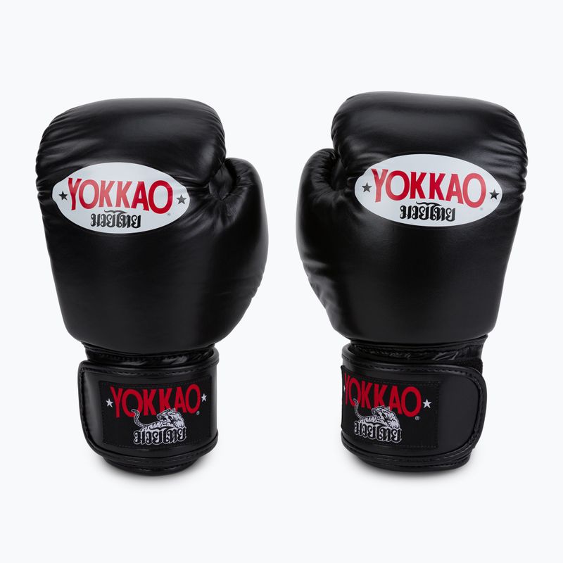 YOKKAO Matrix boxerské rukavice černé BYGL-X-1 2